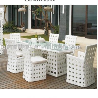 China Modern Contemporary Design Outdoor Furniture Garden Dining Sets for sale