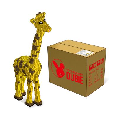 China Big Sale Size 1362pcs Construction Toy Best Selling Giraffe 3d DIY Building Brick Online Best Toy for sale