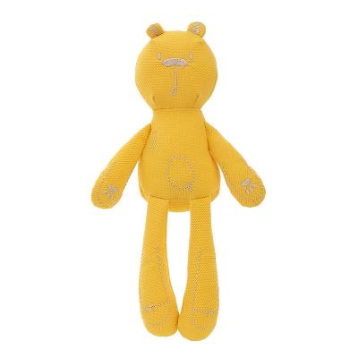 China Online Promotion Price Custom Good Quality Bear Soft Toys or Gifts Crochet Knitting Soothing Plush for sale