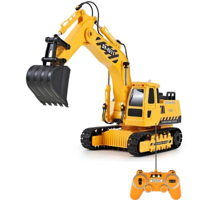 China 2.4G 8 Channel Rc Construction Auto- Toy Trucks Excavator for sale