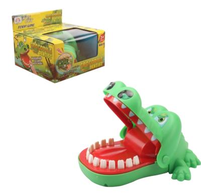 China Wholesale big crocodile toy shark game crocodile parent-child trick finger-pulling tooth-pulling toys. 16*13.5*12cm for sale