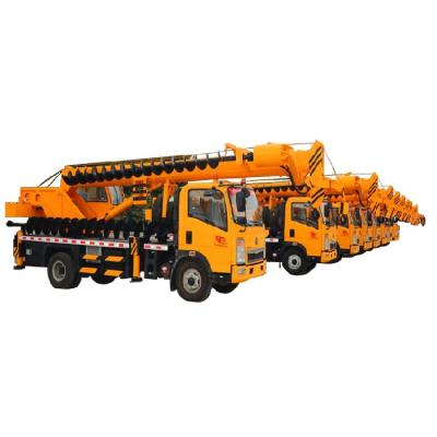 China 3000kg Ground Hole Drill Truck Mounted Earth Auger With Hydraulic Straight Arm Boom for sale