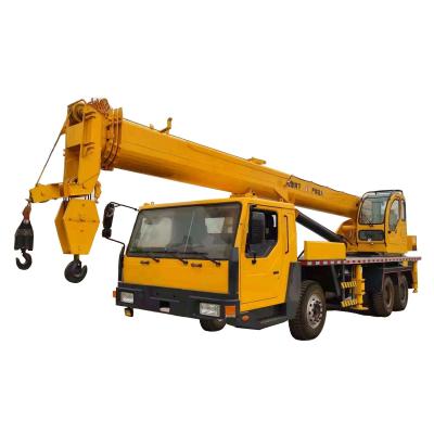 China Hydraulic Straight Arm Homemade Chassis Truck Crane 20 Ton for sale