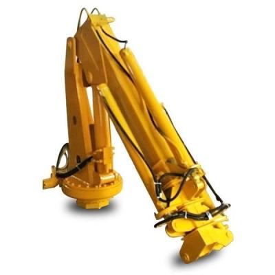 China Hydraulic Boat Deck Lifting Crane 2200 KG With Telescopic Boom for sale