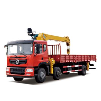 China Mobile Hydraulic Mini Truck Mounted Crane 130HP Dongfeng 4x2 With Basket for sale