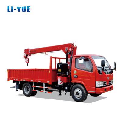 China Mobile Mini 3.2 Ton Lorry Crane Jib Part Construction Truck Mounted Crane for sale