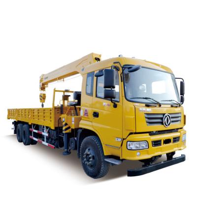 China Mobile Hydraulic Manipulator Crane 6x4 Lhd Rhd 10 Tons Flatbed With YUNNEI Engine for sale