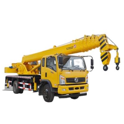 China High Operating Efficiency 6 Ton Mobile Truck Crane With Straight Telescopic Boom for sale