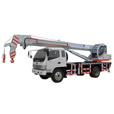 China 8 Ton Hydraulic Mobile Crane Telescopic Mini Truck Crane 24T.M Rated Lifting Moment for sale