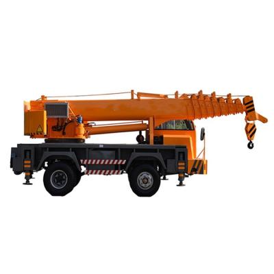 China Homemade Chassis 12 Ton 4x2 Truck Mounted Crane With 35 T.M Rated Lifting Moment for sale