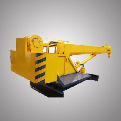 China Hydraulic Boom Marine Crane 360 Degree Slewing For Heavy Duty Operations for sale