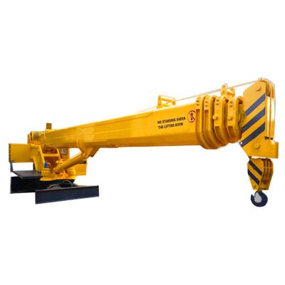 China 2200KG Weight Mini Telescopic Boom Marine Deck Crane With 360 Degree Slewing for sale