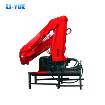 China 6300kg Knuckle Boom Crane Hydraulic Pickup Truck Crane For Construction for sale