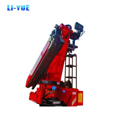 China 12 Tons Knuckle Boom Truck Mounted Mobile Crane With Hydraulic Parts for sale