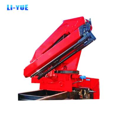 China 5 Ton Hydraulic Knuckle Boom Crane Wireless Remote Control For Tipper Truck for sale