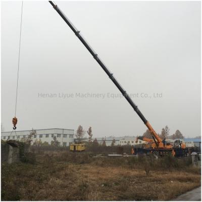 China Telescopic Boom Lifting Homemade Chassis Truck Crane 12 Ton With Hydraulic Pump for sale