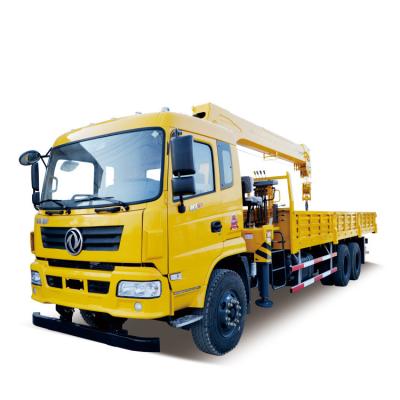 China Hydraulic Telescopic Truck Mounted Crane 14 Ton 4 Sections Boom For Construction for sale