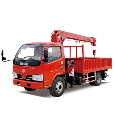 China 5 Ton Truck Crane With Basket Weight KG 2260 Kg Hydraulic Lifting Machinery for sale