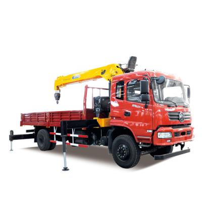 China 6.3 Ton Hoisting Mobile Stiff Arm Truck Mounted Crane With WEICHAI Engine for sale