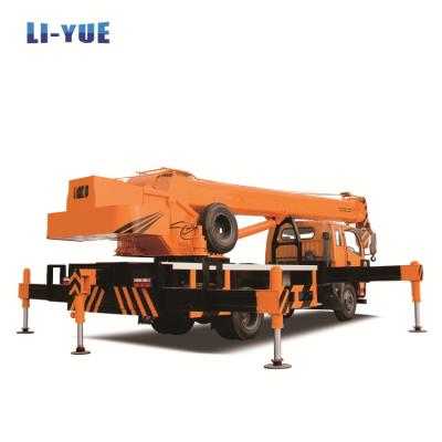 China Stijflader mobiele telescopische arm truck kraan 16 ton met Changjiang hydraulische pomp Te koop