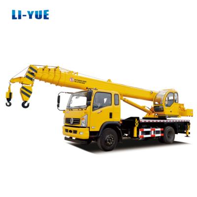 China Telescopic Boom Hydraulic Truck Crane 12 Ton Straight Stiff Arm Mobile Crane for sale