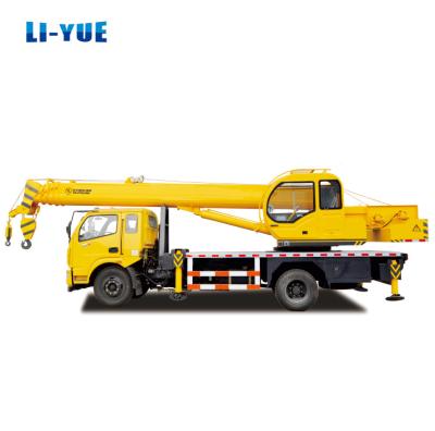 China 6 Ton Telescopic Truck Crane Hydraulic Straight Arm Boom Mobile Crane for sale