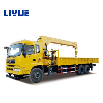 China Heavy Duty Construction 10 Ton Mini Jib Crane Truck With Self Made Chassis for sale