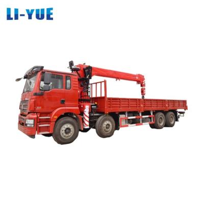 China New Lifting High Performance 14 Ton Straight Boom Hydraulic Lorry Crane for sale