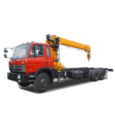 China Dongfeng Left Hand Drive Euro3 16 ton Truck Mounted Crane for sale