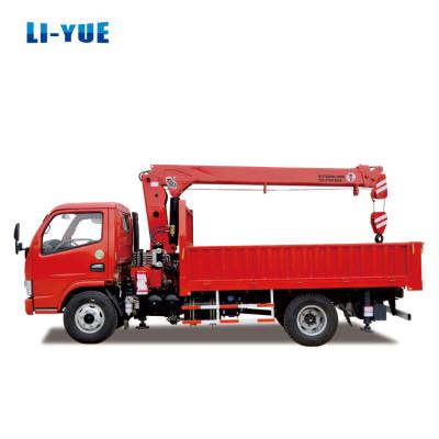 China High Performance Stiff Arm Crane 5 Ton Hydraulic Hoisting Mobile Lorry Crane For Construction for sale