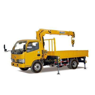 China Dongfeng 4 ton Truck Mounted Crane Boom Telescopic Boom Crane for sale