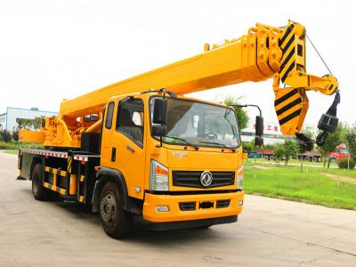 China 10 Ton Hydraulic Mobile Truck Crane WEICHAI Engine High Operating Efficiency for sale