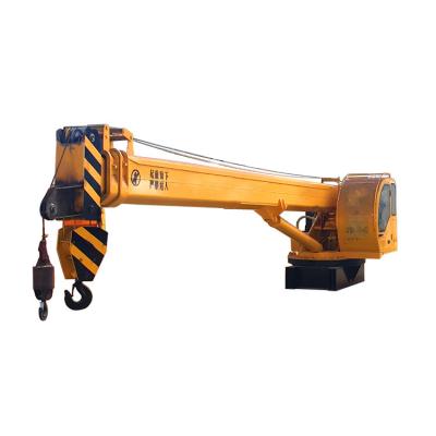 China High Performance 3-16 Tons Hydraulic Marine Crane With Straight Boom for sale