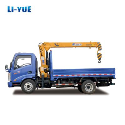 China Manipulator Boom Crane 5 Ton Telescopic Hydraulic Truck Mounted Crane With Factory Price for sale