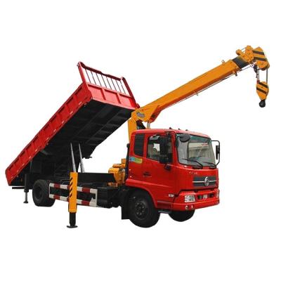 China Sinotruk Mounted Cargo 8 Ton Hydraulic Mobile Used Truck Crane for sale