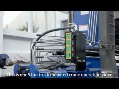 5 ton truck mounted crane