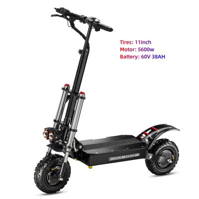 China HCBY S3 11Inch 5600w 60v38ah lithium battery unisex electric scooter with European Seat warehouse for sale