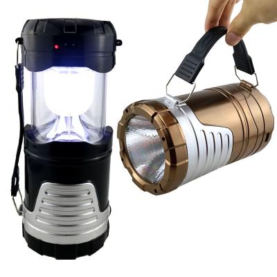 China Shine Usb Rechargeable Bright Led Camping Light Outdoor Lamp Small Portable Hanging Camping Lantern for sale