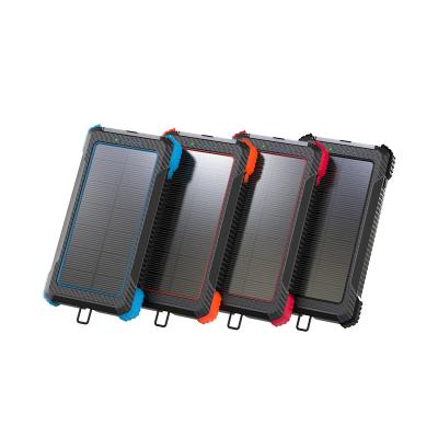 China Smartphone/2021 new outdoor solar fast wireless power bank charge 10000mah power bank tablet charger for sale