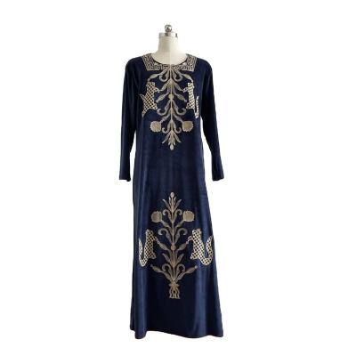 China 100%Polyester Kaftan Super Soft Kaftan Abaya Islamic Clothing For Women Dresses Muslim Long Robe Gown Long for sale