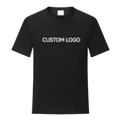 China Wholesale Custom High Quality Tee Wholesale Custom 100% Cotton O Neck Anti-Wrinkle Plain Logo Print T-shirt for sale