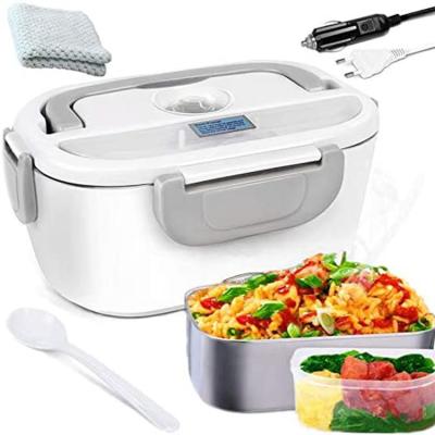 China Wholesale 110v/220v Sustainable Stainless Steel Lunch Box 1.5L Portable Electric Food Warmer for sale