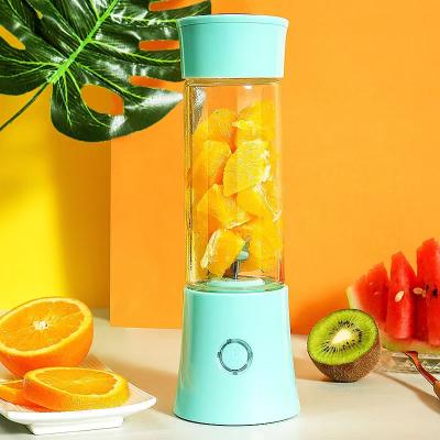 China Newly Design 480ml Fruit Juicer Blender Usb 4000mah Battery Rechargeable Mini Hand Wireless Blender With Resistance Control Convenient for sale