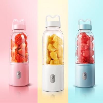 China Popular Logo Blender Car Amazon OEM Rechargeable Mini Electric Blender USB Portable Vegetable Fruit Juicer for sale