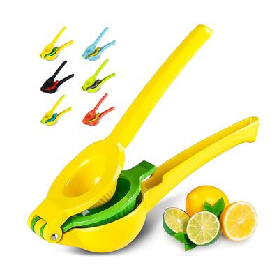 China Viable Professional Kitchen Tool Hand Fruit Citrus Squeezer Metal Lemon Lime Squeezer Manual Squeezer for sale