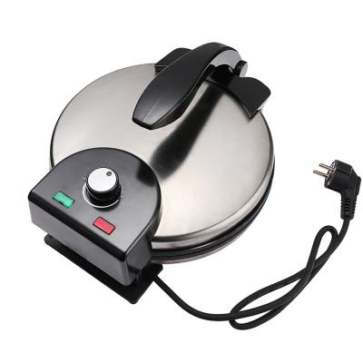 China Adjustable Temperature Plate 220v Pancake Maker Commercial Electric Nonstick Coating Pancake Maker With Aluminum Press Handle for sale