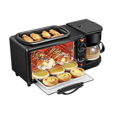 China 2021 new commercial breakfast multi-function home omelet toaster cooking coffee 3 in 1 breakfast makers for sale