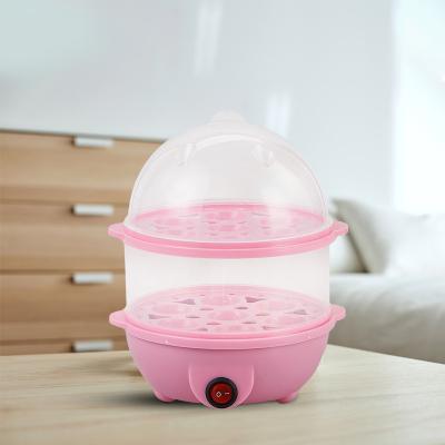 China 2021 Hot Selling Kitchen Appliances Automatic Egg Cooker Safety Electric Steamer Boiling Eggs Electric Automatic Egg Boiler 2 Layer Racks for sale