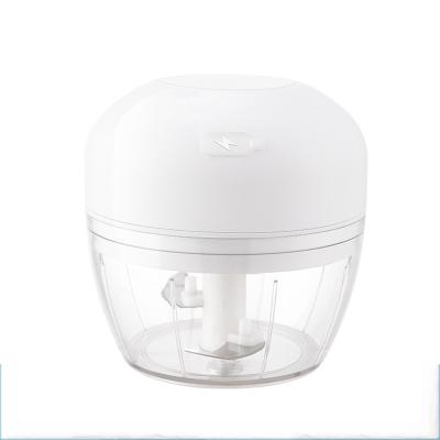 China Who respects the environment. Kitchen 300ml Mini Electric Garlic Chopper With Easy Vegetable Garlic Crusher Tool Usb Rechargeable Filling for sale