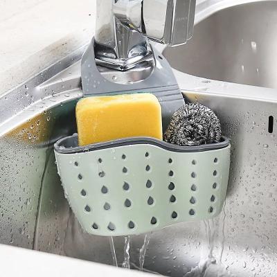 China Kitchen Sponge Suction Cup Rack Sink Sucker Rack Soap Sucker Storage Rack Basket Wash Cloth Toilet Soap Shelf Organizer for sale